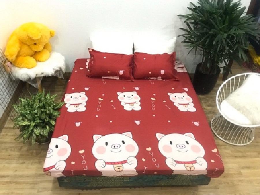 Set 3 món ga gối mẫu mới
