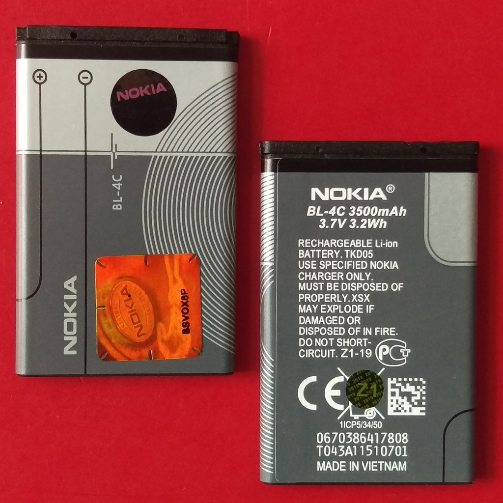 Pin nokia bl-4c tương thích với nokia:6131610161006066727063011202x226906300