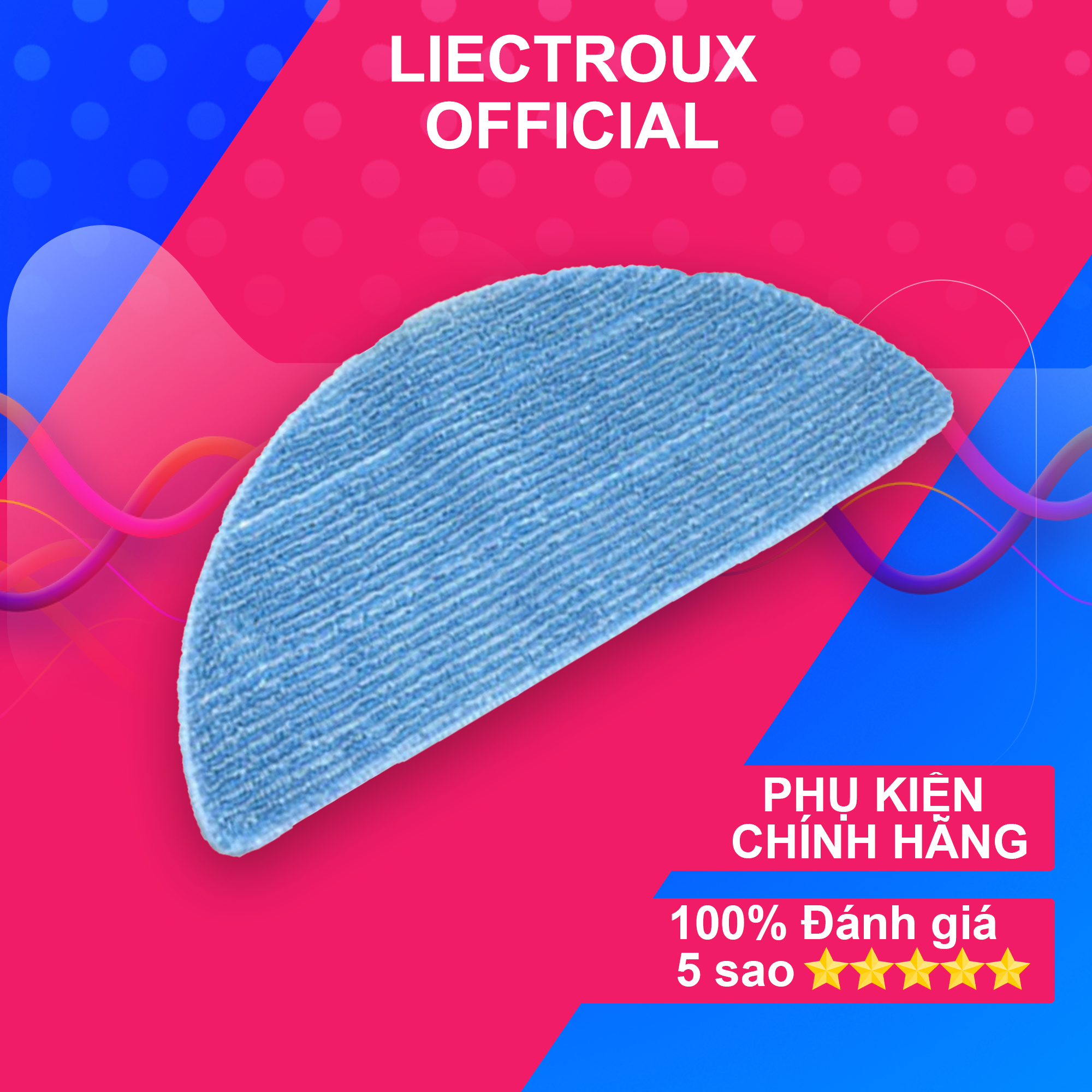 Miếng khăn lau robot hút bụi liectroux c30b- phụ kiện robot hút bụi lau nhà tự động liectroux c30b xr500 ar88 v33