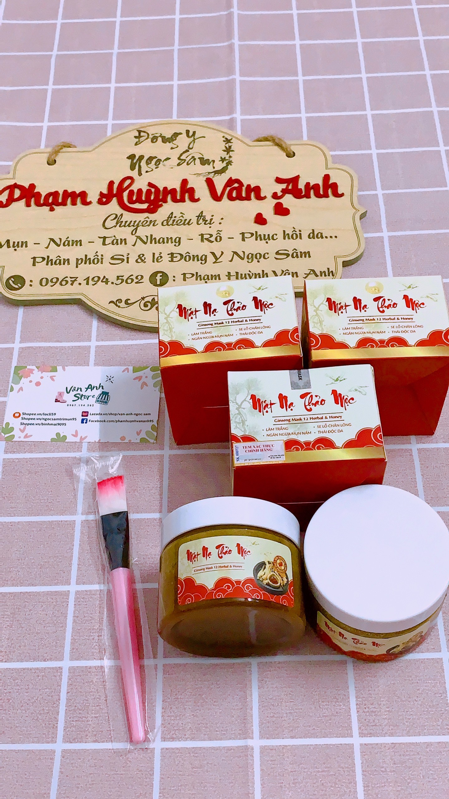 < SALE SỐC> MẶT NẠ PHA SẴN MẬT ONG 150GR, NGĂN NGỪA MỤN, DƯỠNG TRẮNG, MỜ THÂM