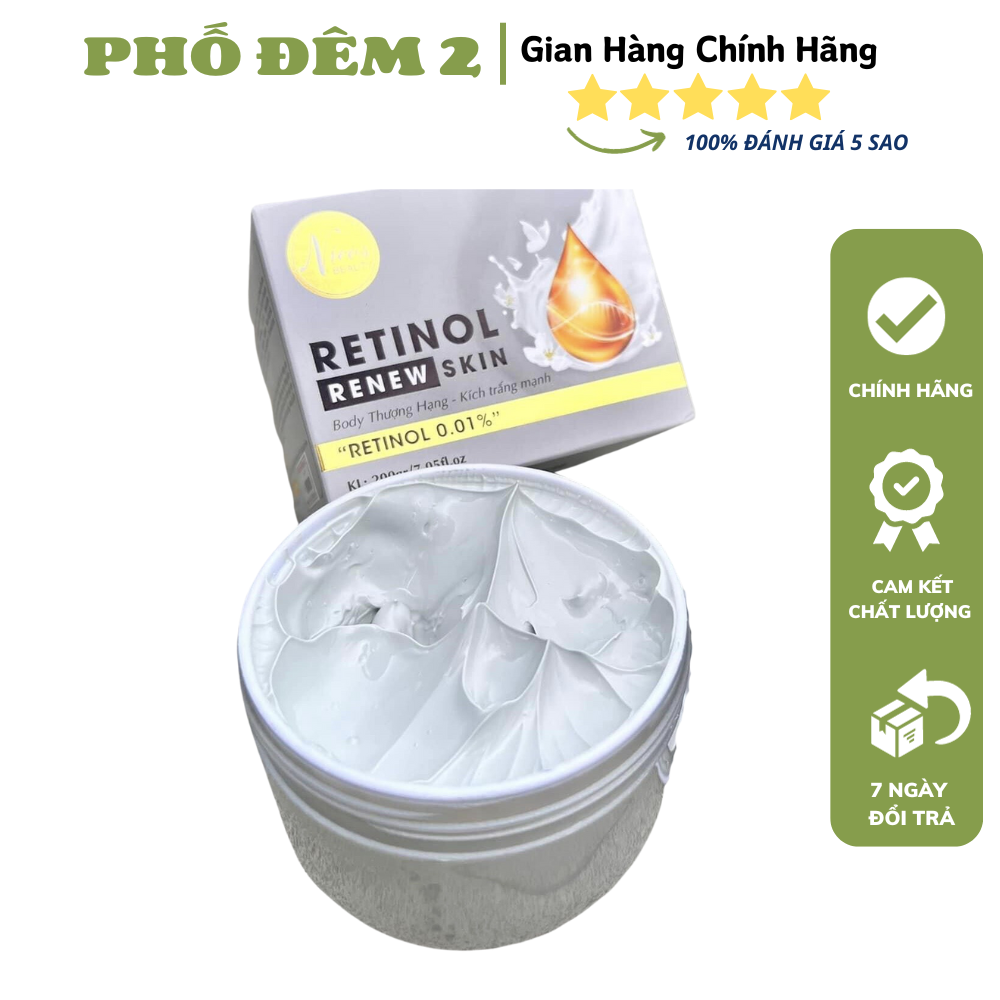 Kem body retinol thượng hạng - thanh nhi nicos 200gram
