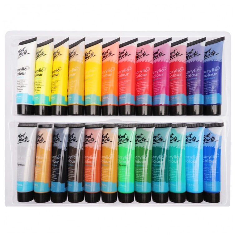Màu Acrylic Mont Marte Signature - 75ml - tuýp lẻ