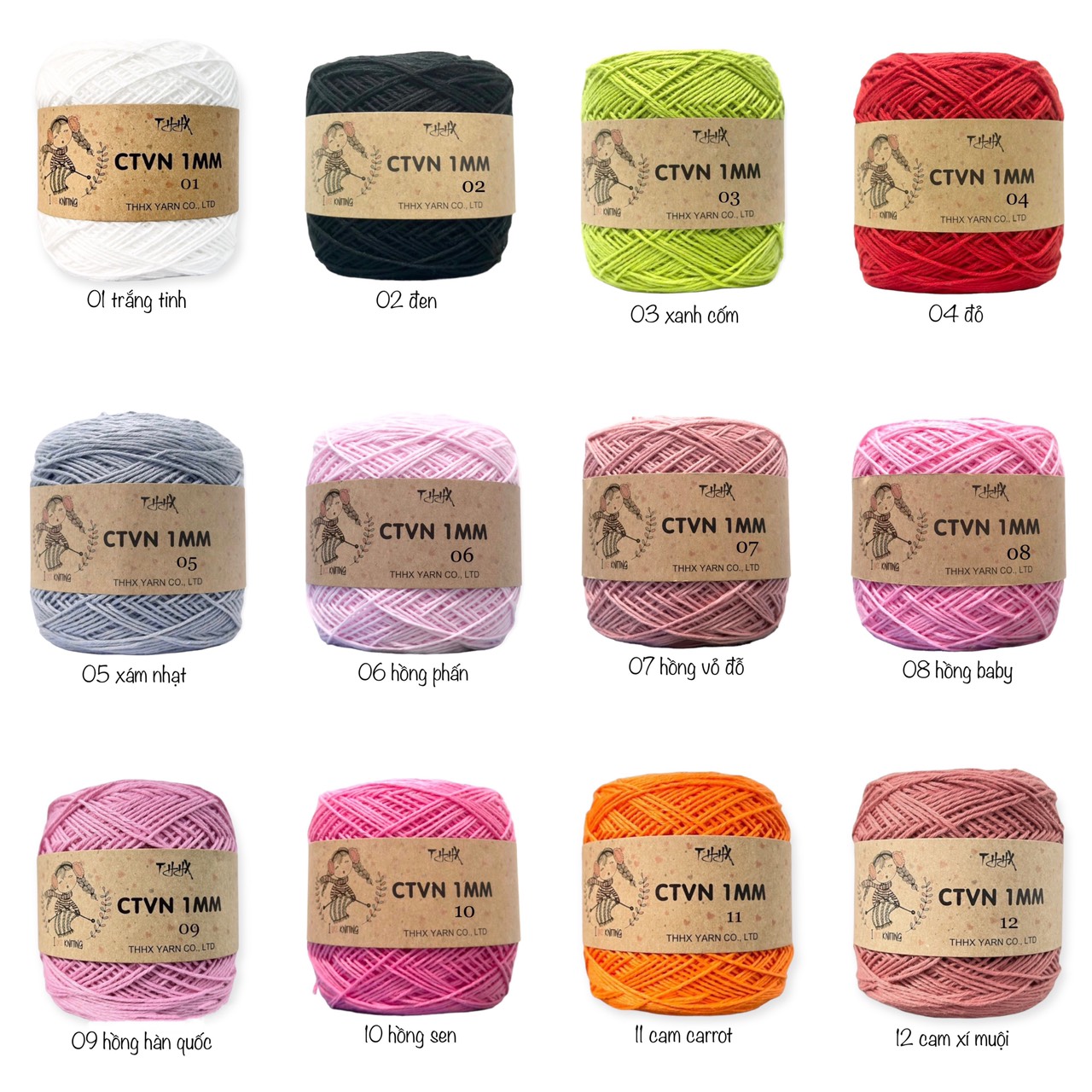 Sợi ctvn 1mm