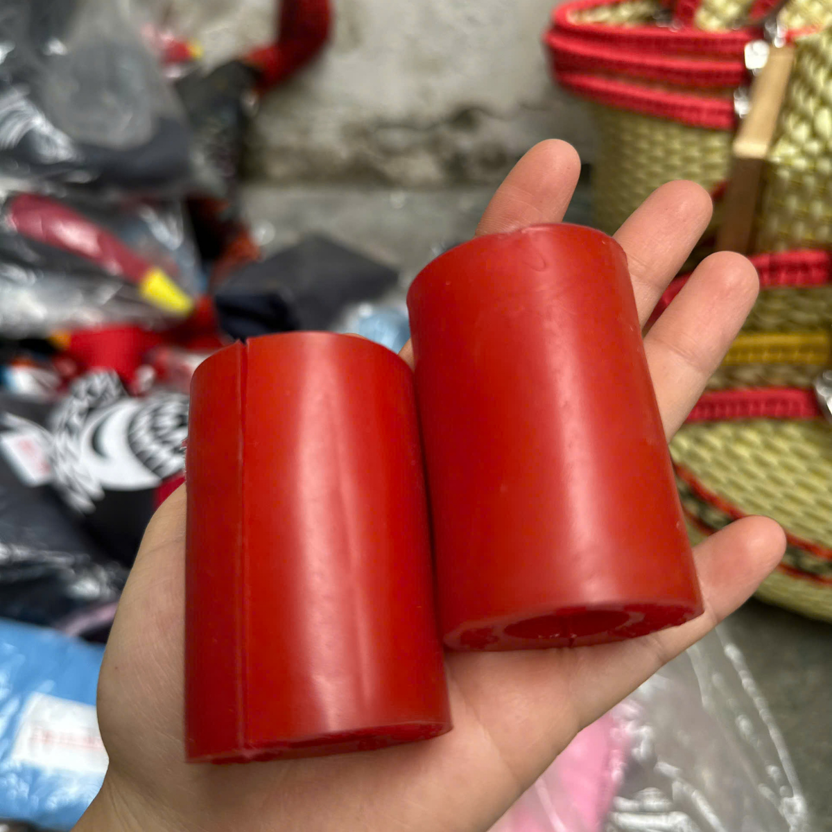 Tạ chân tập lực cho gà chọi (bộ 2 cái)