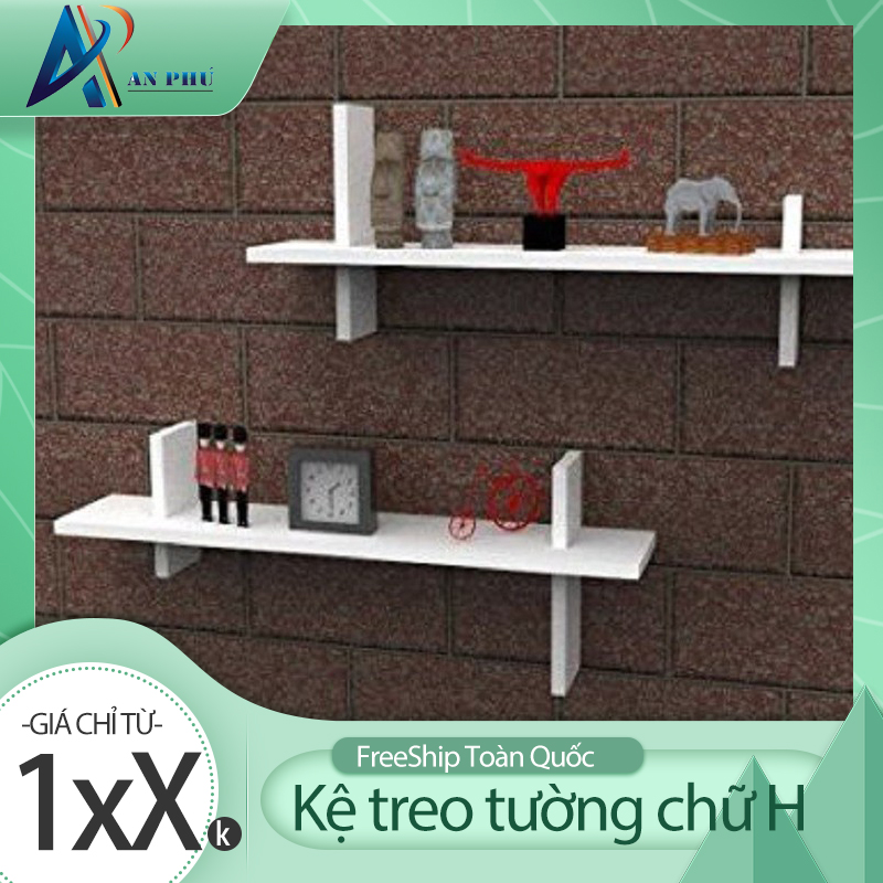 Kệ Treo Tường 2 Chữ H