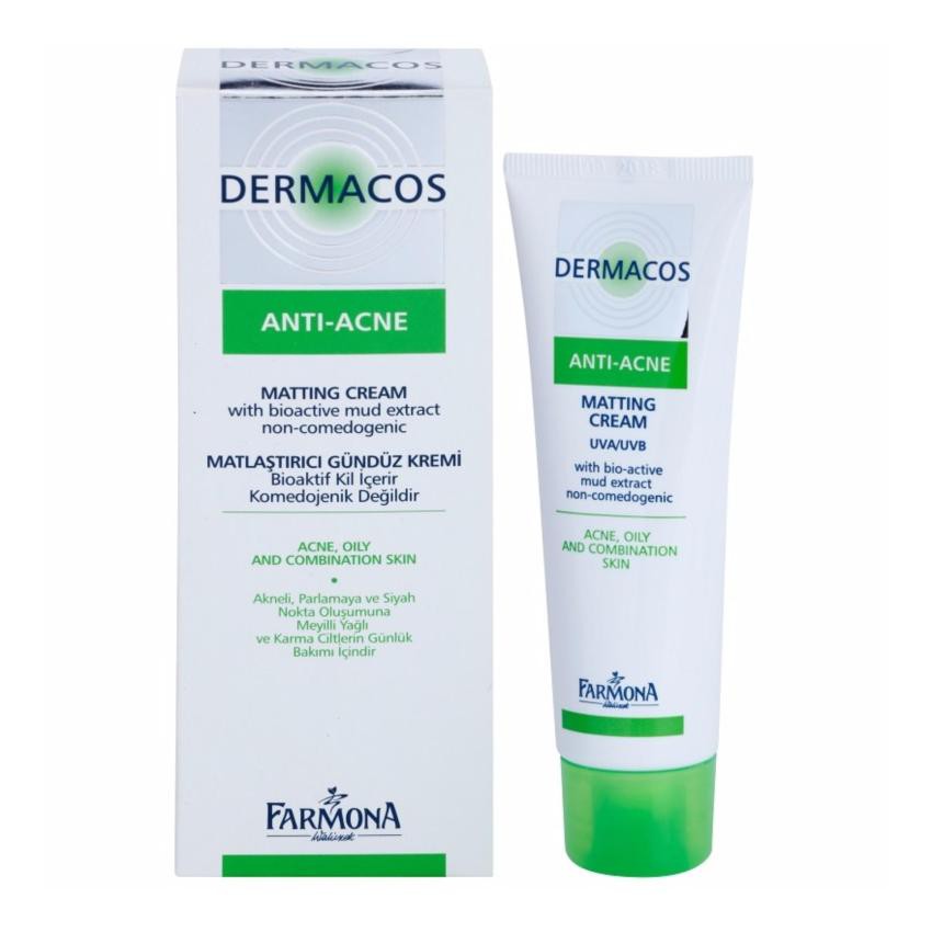 DERMACOS ANTI-ACNE MATTING CREAM - FARMONA - CREAM GIẢM BÓNG NHỜN NGỪA MỤN 50ml