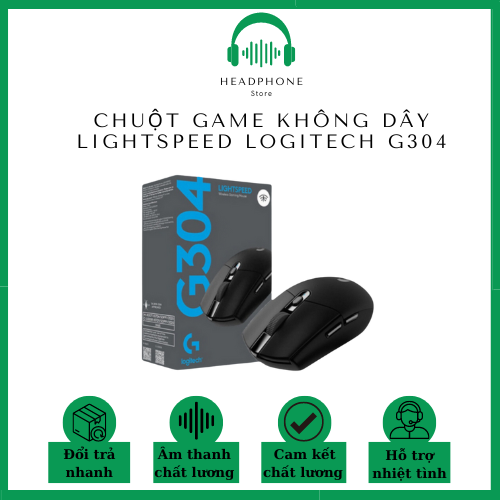 Chuột Không Dây G304 ,Chuột Logitech G304 Gaming ,Chuột Gaming G304 KDA,Cảm Biến HERO 2.4G,12000DPI,