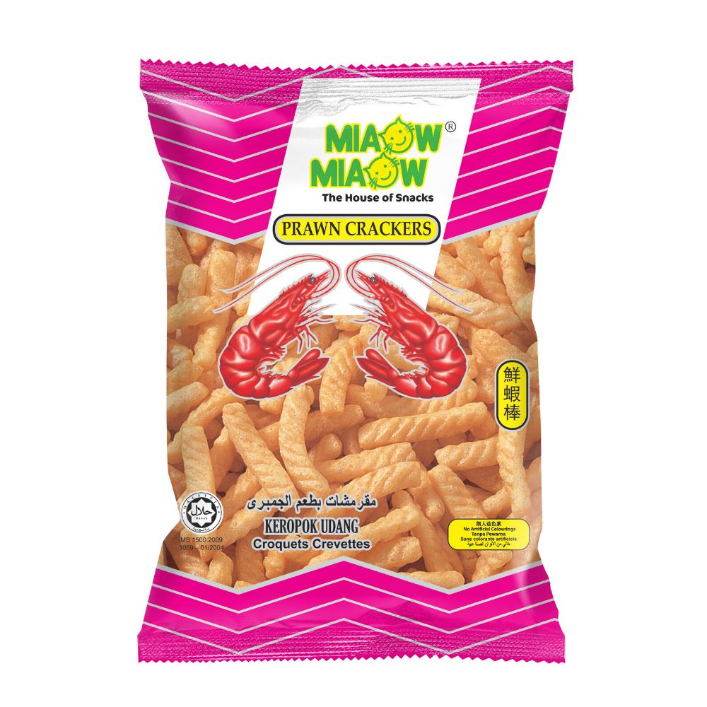 Bánh Snack Vị Tôm Truyền Thống Miaow Miaow 60gr - Malaysia