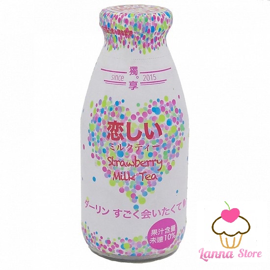 Trà sữa tình yêu Love Milk Tea 290ml Vị Dâu Tây - Đài Loan