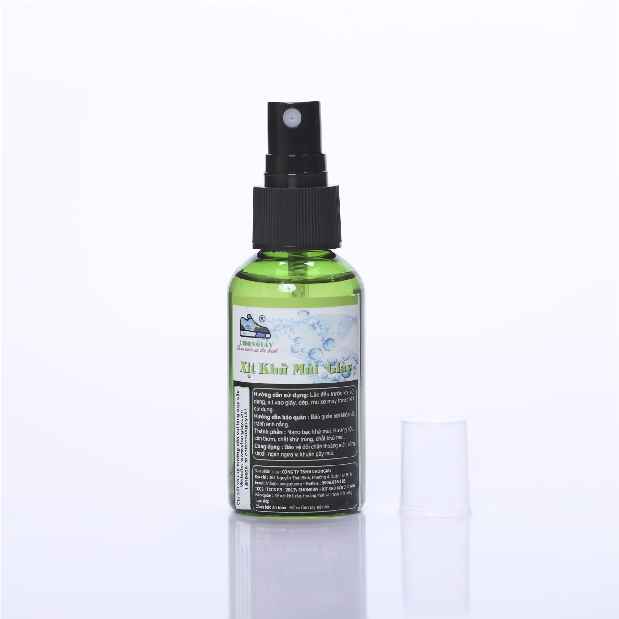 Chai xịt khử mùi giày CHONGIAY hương Flona 50ml
