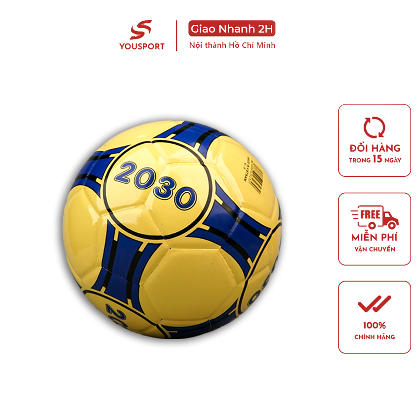 Quả Bóng Đá Futsal 2030 Gerustar Dán giá rẻ với chất lượng và độ bền cao, cam kết giống y như hình tặng kèm kim bơm - Yousport