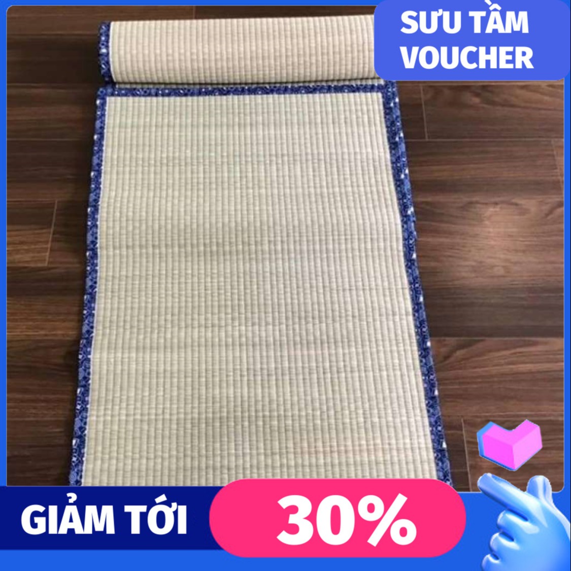[HCM]Chiếu cói điều hòa xuất Nhật Tatami mùa hè cho bé 70x110cm