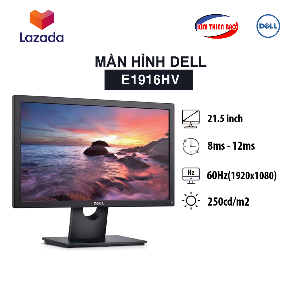 Màn hình máy tính dell e1916hv 18.5 inch | tn | full hd | 60hz