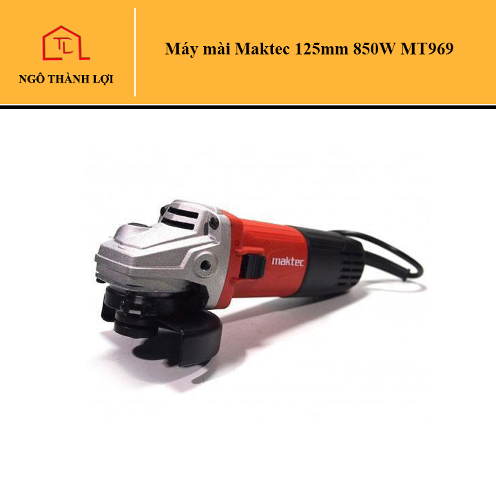 Máy mài maktec 125mm 850w công tắc trượt mt969 - hàng chính hãng tại ngô thành lợi