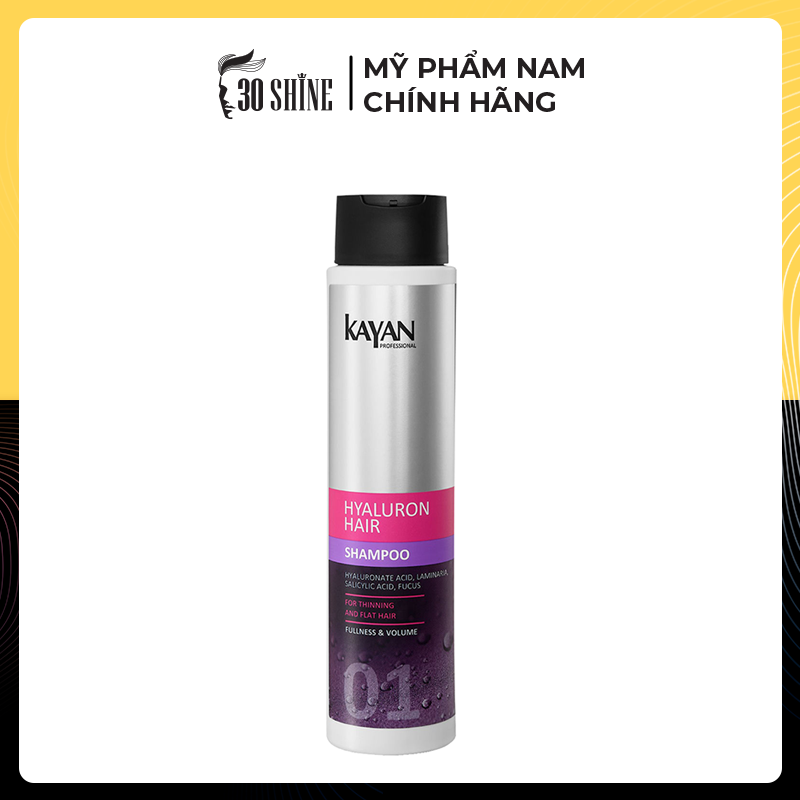 30SHINE Dầu gội tạo phồng tóc KAYAN Hyaluron Hair 400ml