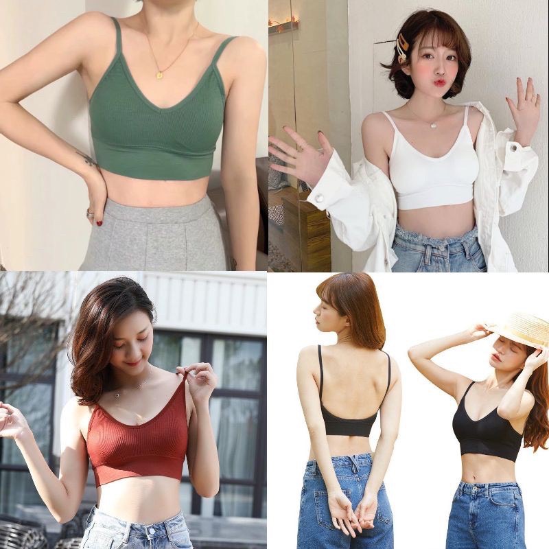 Áo bra gân tăm ,bra khoắt lưng gợi cảm.