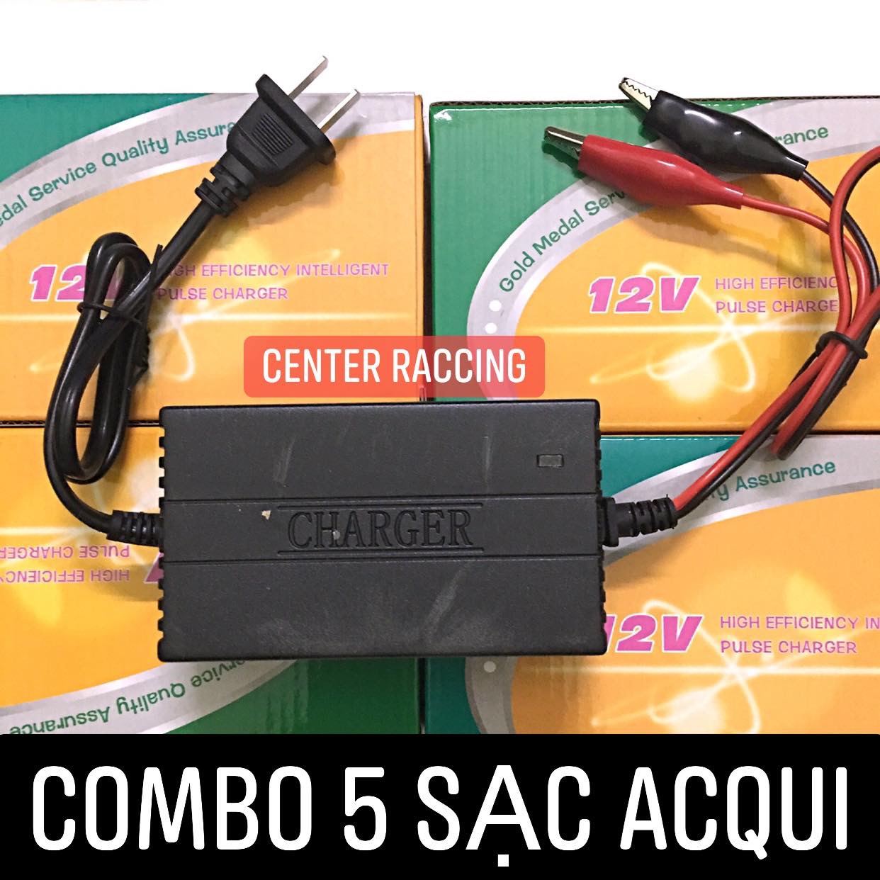 Combo 5 sạc sac acui thông minh cho xe máy COMBO SỈ