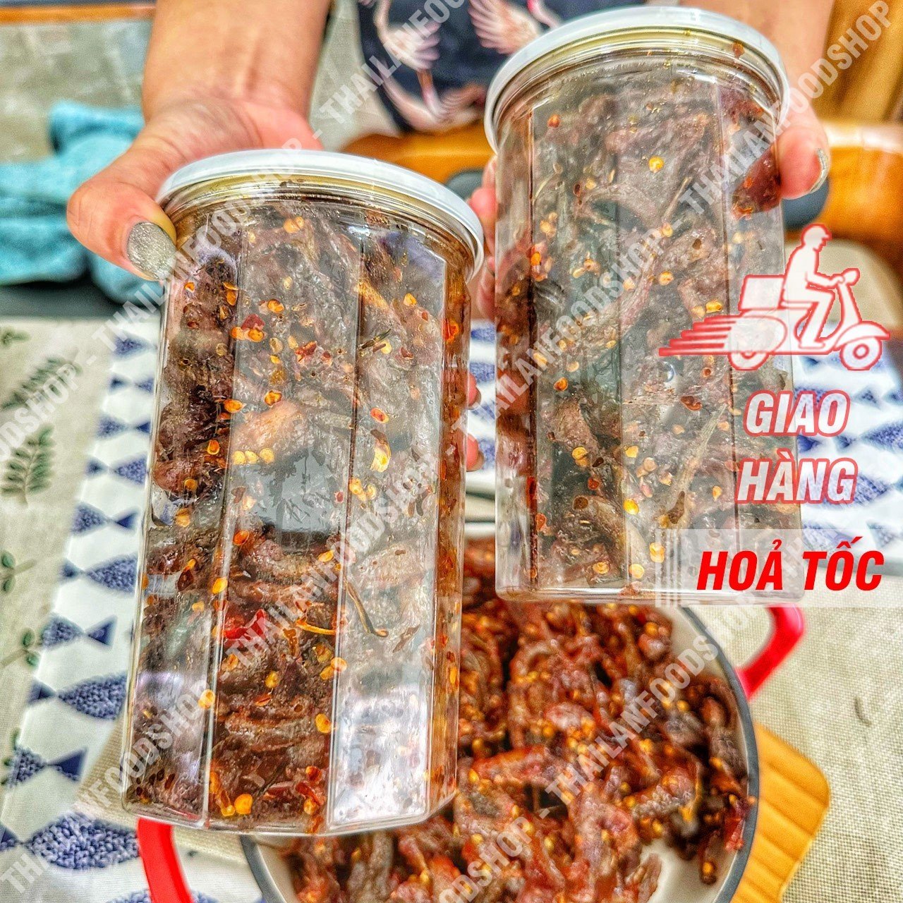 Cá bóng rim sate - lon 300gram