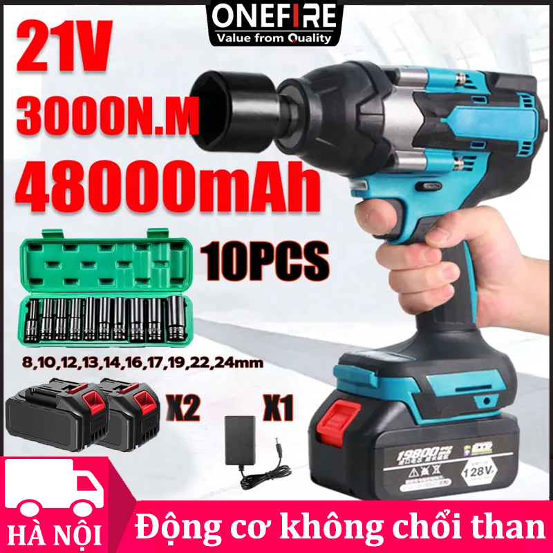 Máy siết buloong pin 999N.M Máy bắn buloong pin 21V May siet bu long Thân máy siết buloong Pin sử dụng được 60 phút
