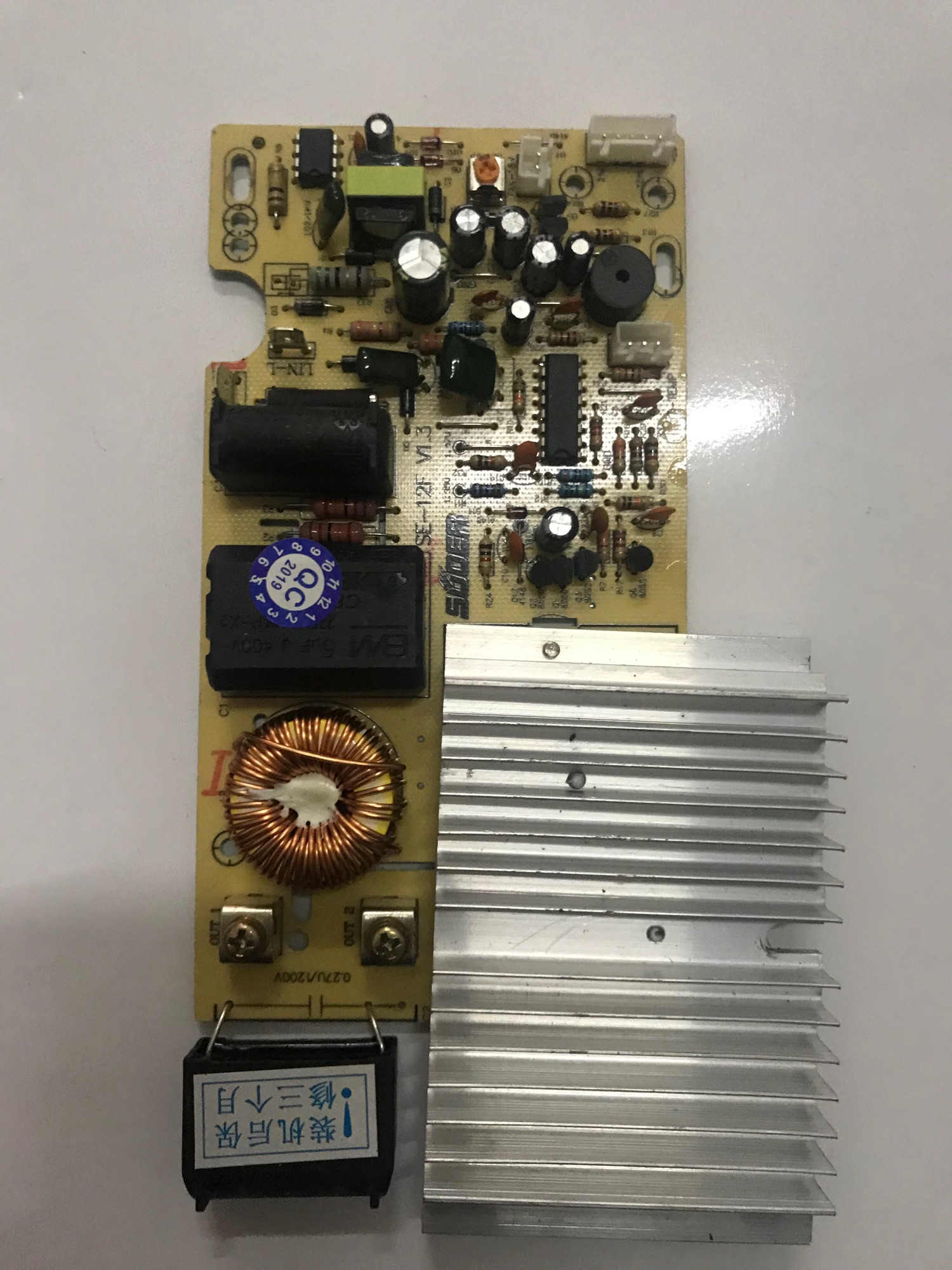 Bo mạch bếp từ đa năng phím cơ SE 12F