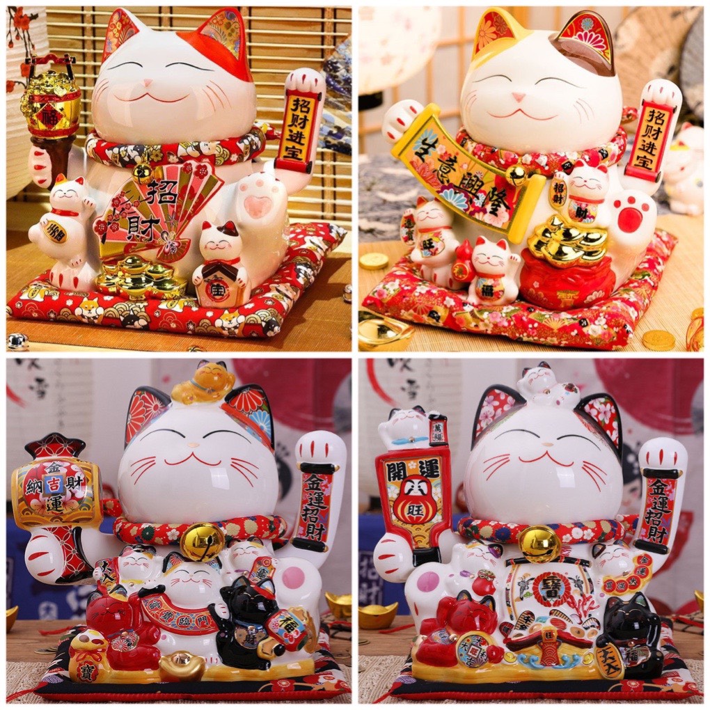 Mèo thần tài đại gia 27cm - may mắn cát tường