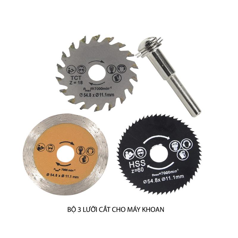 Bộ lưỡi cắt mini đa năng cho máy khoan