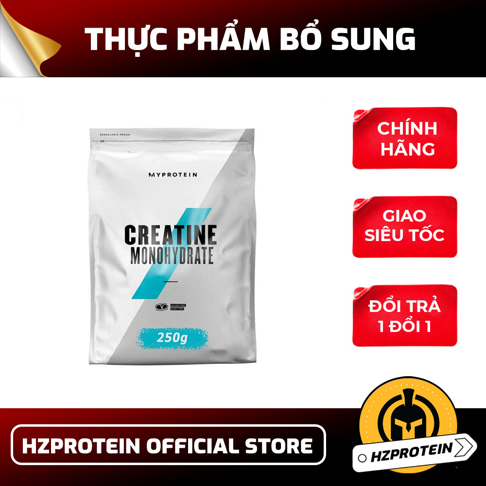 Myprotein Creatine Monohydrate 250g - Tăng sức mạnh sức bền và phát triển cơ bắp
