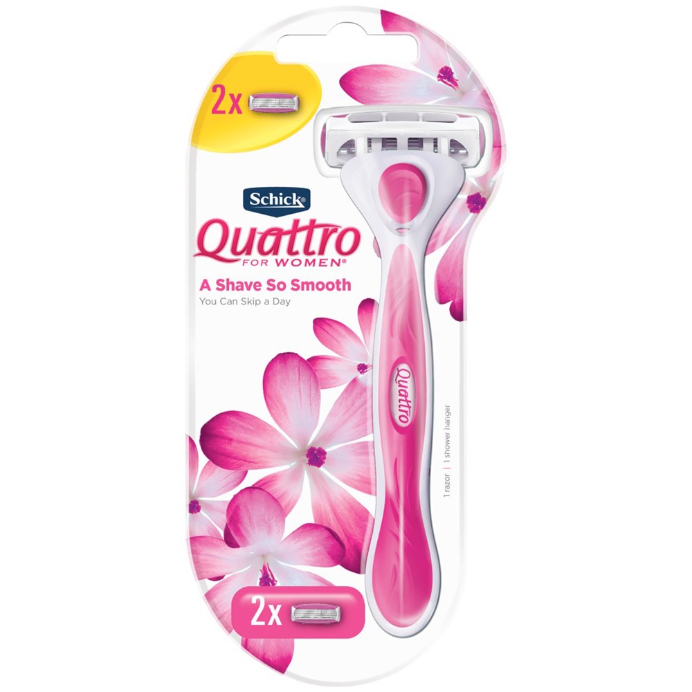 Dao cạo lông cho nữ Schick Quattro for Women Kit