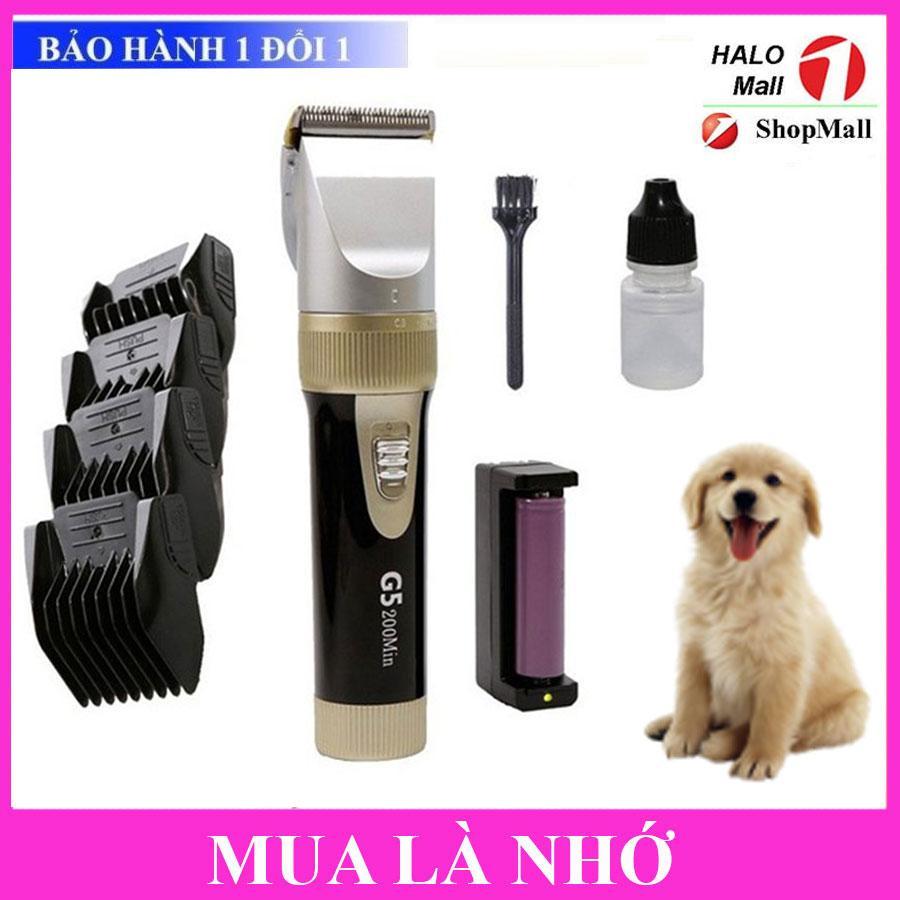 Tông Đơ Cắt Lông Cho Chó Mèo KATO G5 Máy Êm TẶNG KÈM Pin Sơ Cua