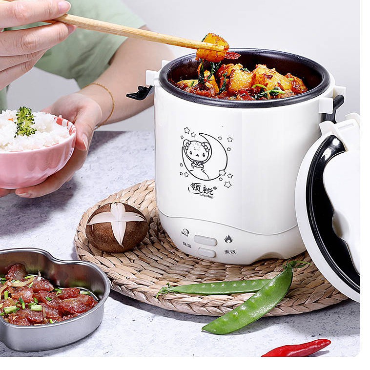 Nồi cơm, cặp lồng điện mini 2 trong 1 thế hệ mới