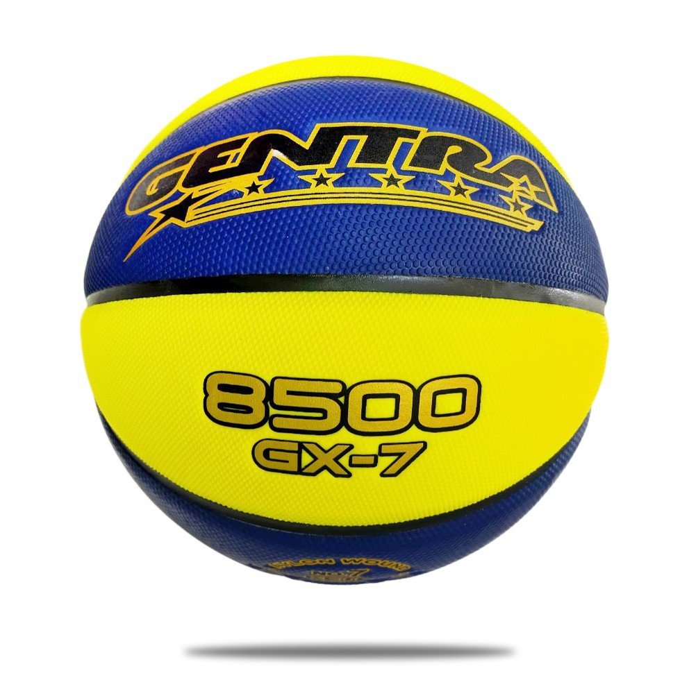 Banh bóng rổ Gentra 8500 PVC- size 7 – Quả bóng rổ da số 7 – Tặng bộ phụ kiện Bơm mini, kim bơm, túi lưới, túi rút