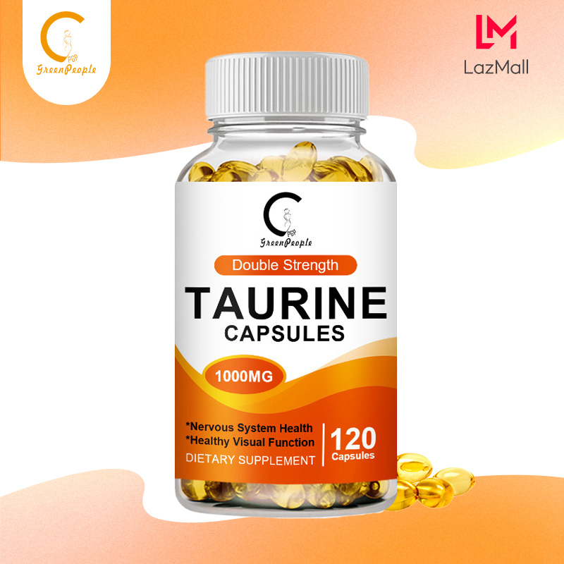 GPGP GreenPeople Taurine 1.000mg Viên nang tăng gấp đôi sức mạnh, sức khỏe hệ thần kinh