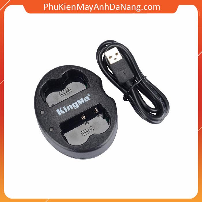 Sạc đôi 2 pin kingma cho pin canon bp-511a