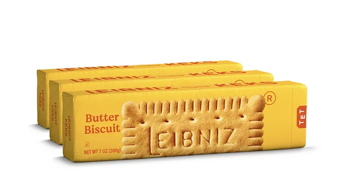 Bánh quy bơ ít đường leibniz bahlsen less sugar 30% 200g