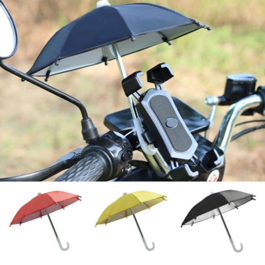 Dù mini che nắng mưa cho điện thoại xe máy