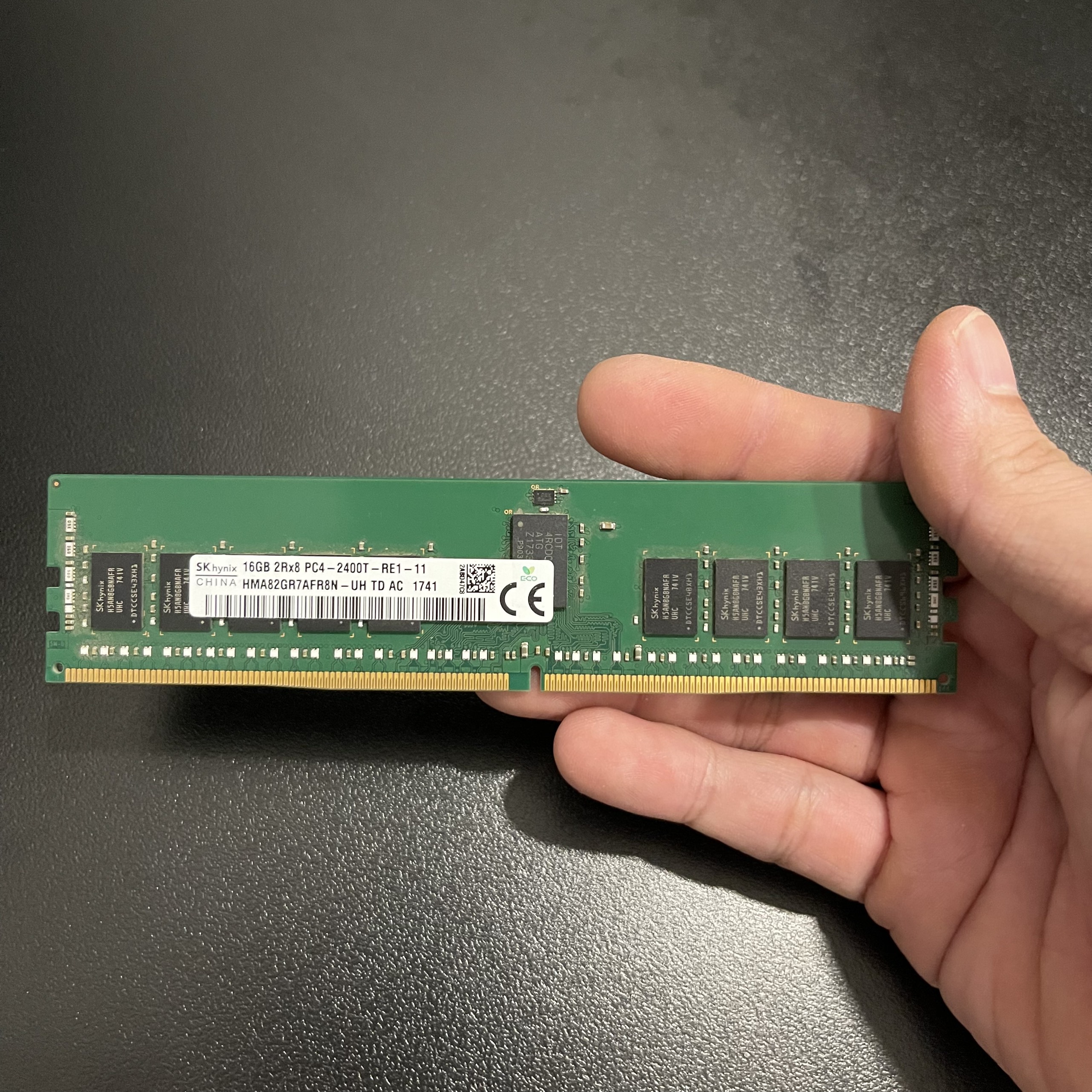 Ram server ddr4 registered ecc 16gb samsung/sk hynix/micron bus 2133/2400
