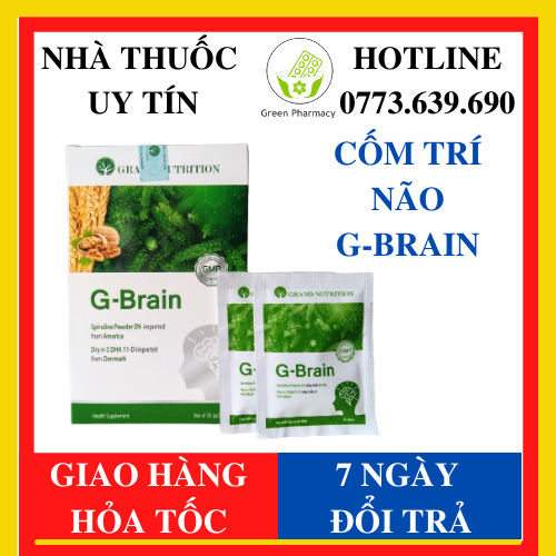 Cốm sữa tảo non G-Brain - Hỗ trợ phát triển trí não cho trẻ em -G1
