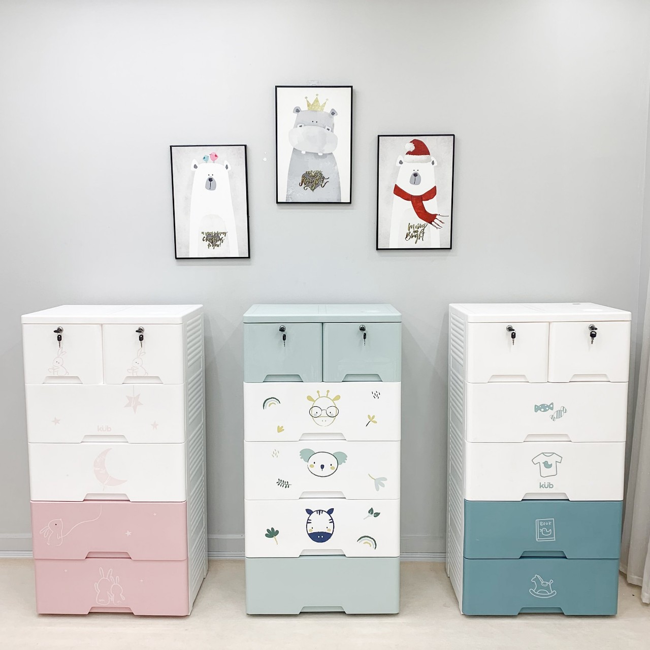 Tủ Nhựa Ngăn Kéo 5 Tầng Kub, Holla Mẫu Mới KB - 0902