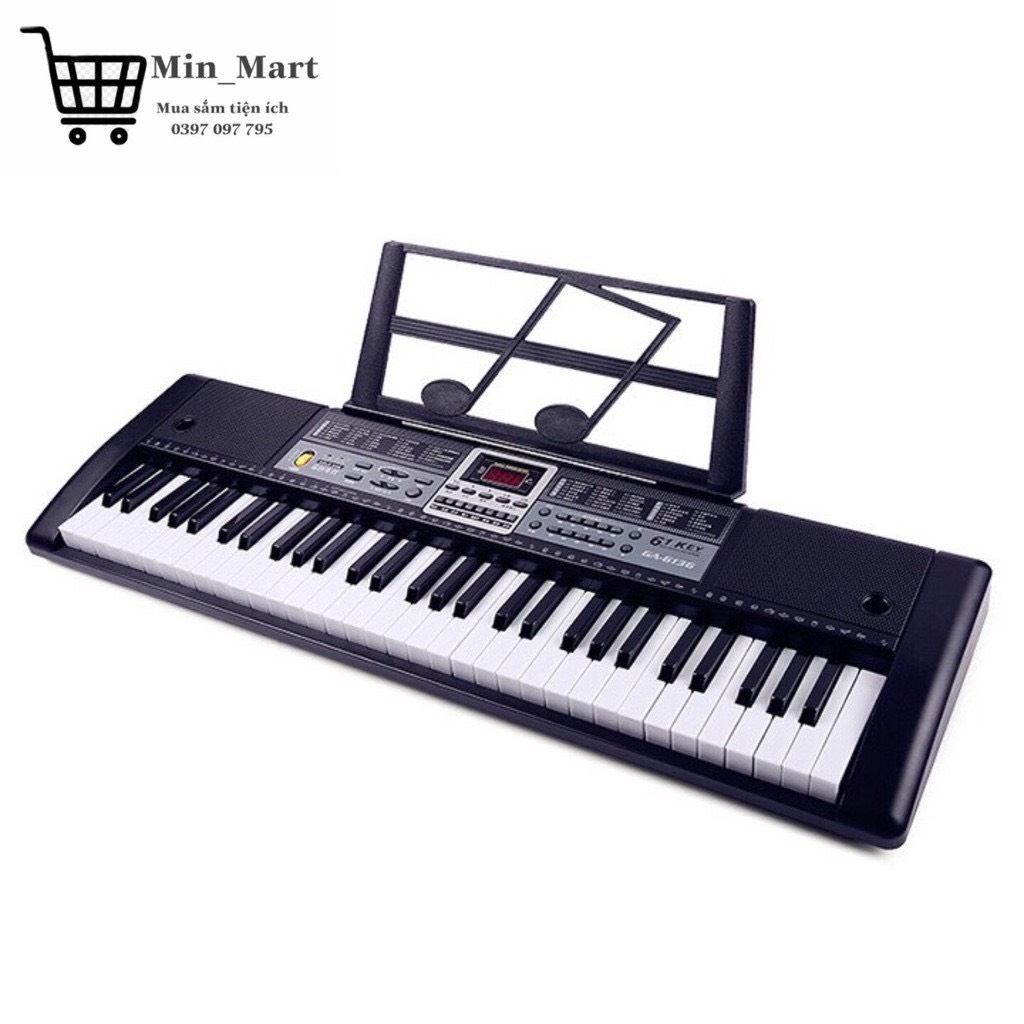 ĐÀN PIANO ĐIỆN, ĐÀN PIANO 61 PHÍM, ĐÀN ORGAN ELECTRONIC KEYBOARD ÂM THANH VANG TỐT CÓ ẢNH THẬT, BẢO HÀNH TOÀN QUỐC - 2