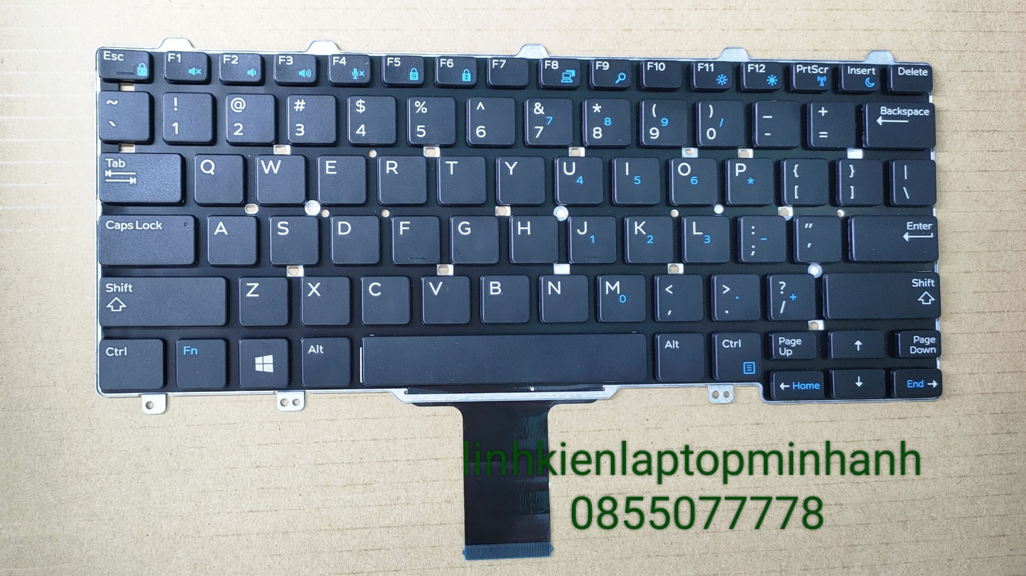 Phím bàn phím laptop dell latitude 5250 7250 e5250 e7250 3150 3160 3350 sử dụng thay hế cho laptopdell