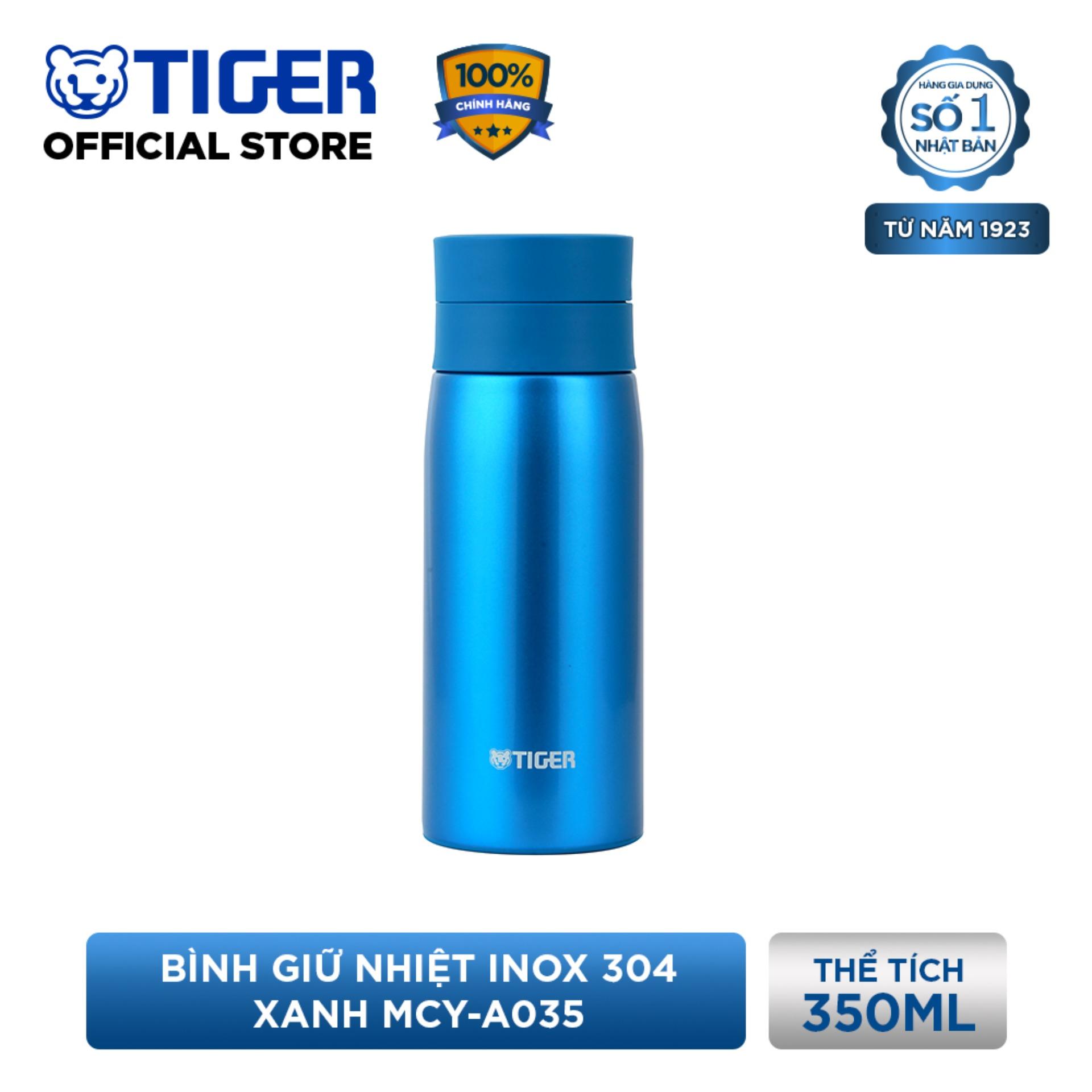Bình giữ nhiệt lưỡng tính inox 304 cao cấp tiger mcy-a035