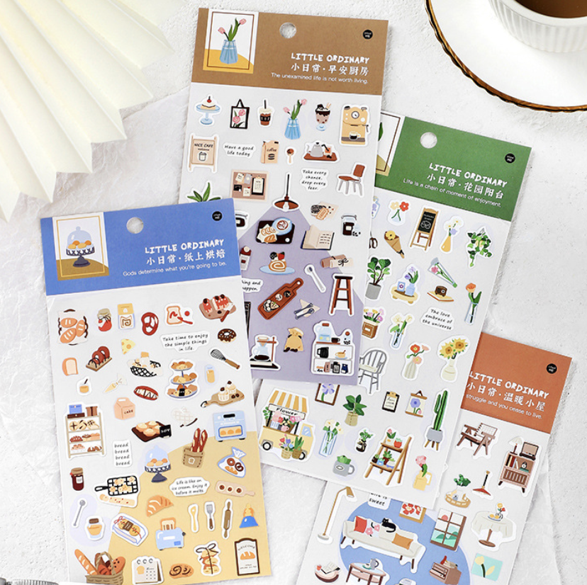 Sticker style hàn infeel.me little ordinary trang trí sổ tay journal | bsb309