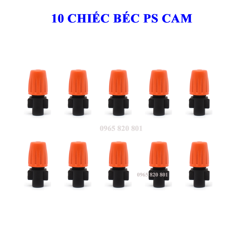 Bộ 10 đầu béc phun sương đơn cam