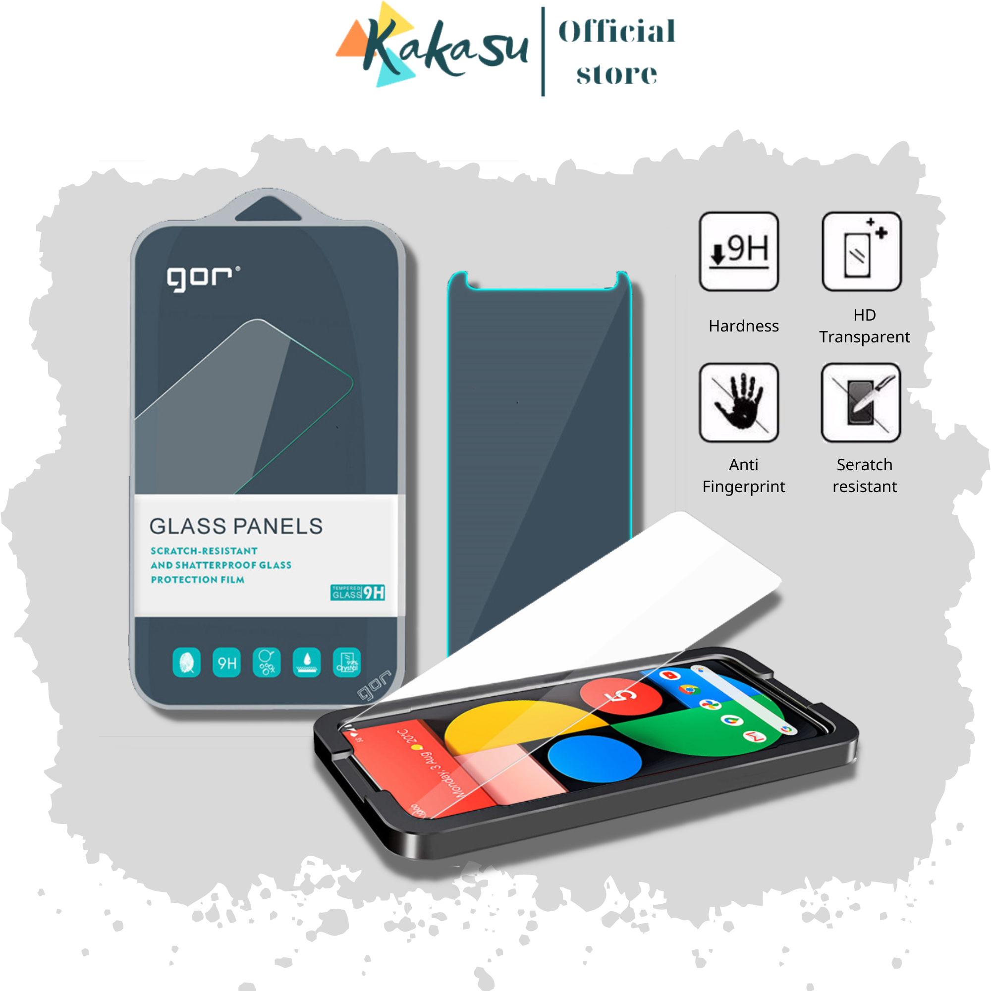 Kính cường lực google pixel 4xl / pixel 4 pixel 5 / pixel 7- hàng chính hãng gor cao cấp đạt chuẩn 9h