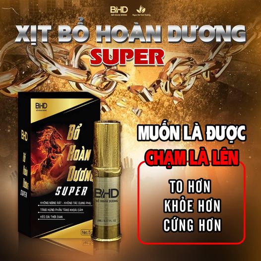 Chai Xịt Thảo Dược Bổ Hoàn Dương Super - Giúp Kéo dài thời gian quan hệ, cải thiện sinh lý nam giới -  Chính Hãng NGỌC NỮ TÂM VƯƠNG