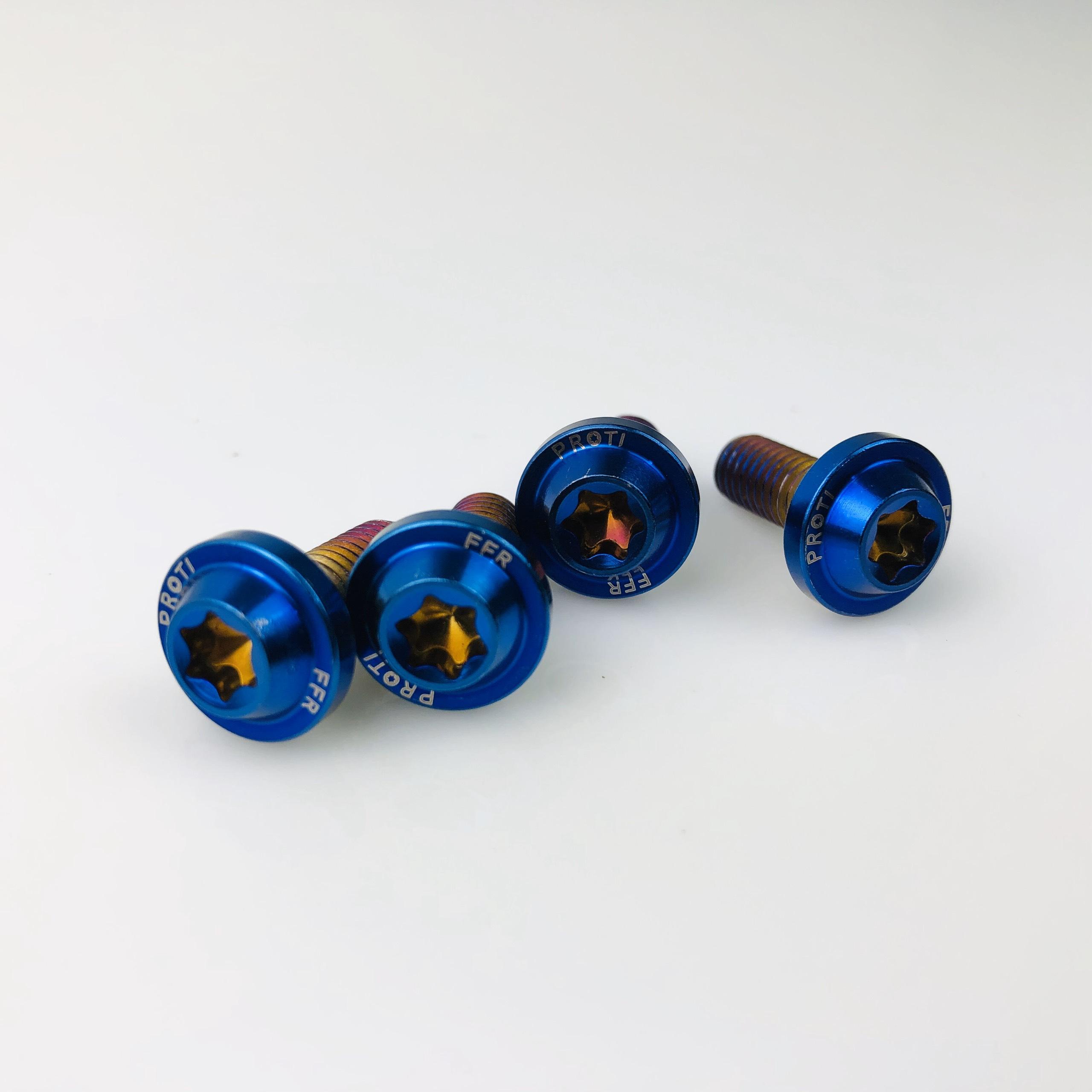 [HCM]COMBO 4 ốc PROTI gắn nón sơn nhập khẩu thái lan dùng cho hầu hết các loại xe hiện nay xanh titan Motorsaigon