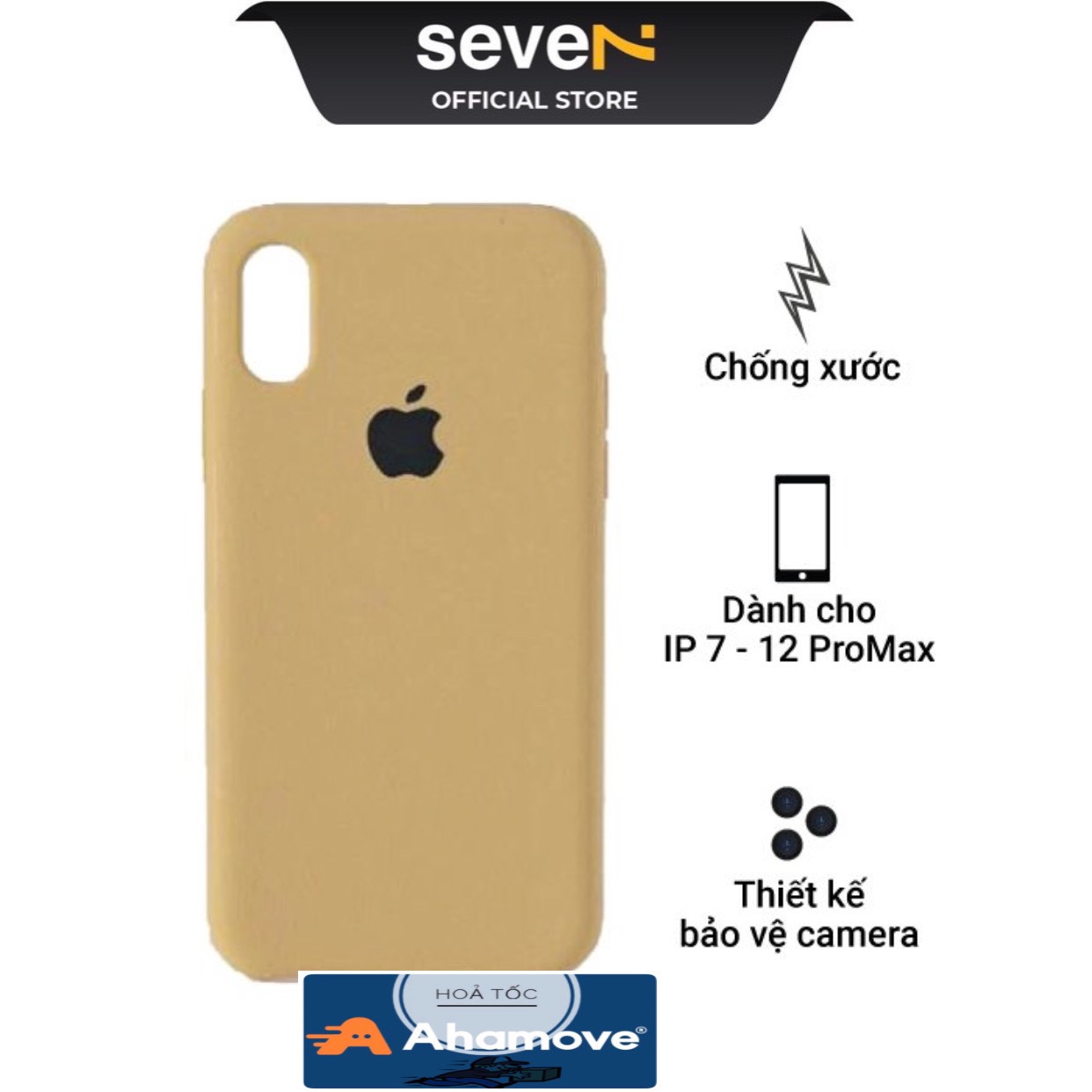 Ốp lưng iphone lót nỉ chống xước cao cấp - seve7