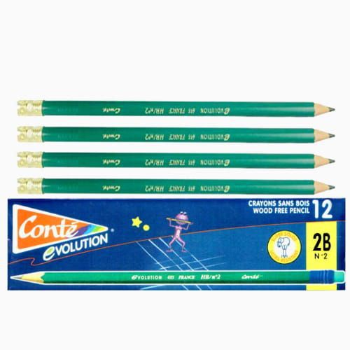 Hộp 12 bút chì 2b conte