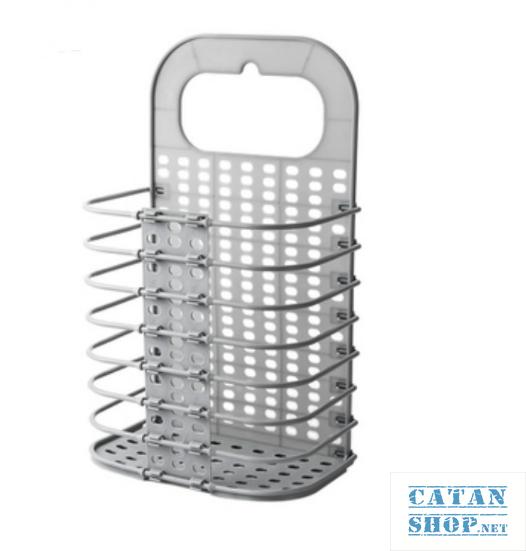 Rổ treo quần áo xếp gọn giỏ treo đồ đa năng tặng kèm miếng dán hút chân không chắc chắn