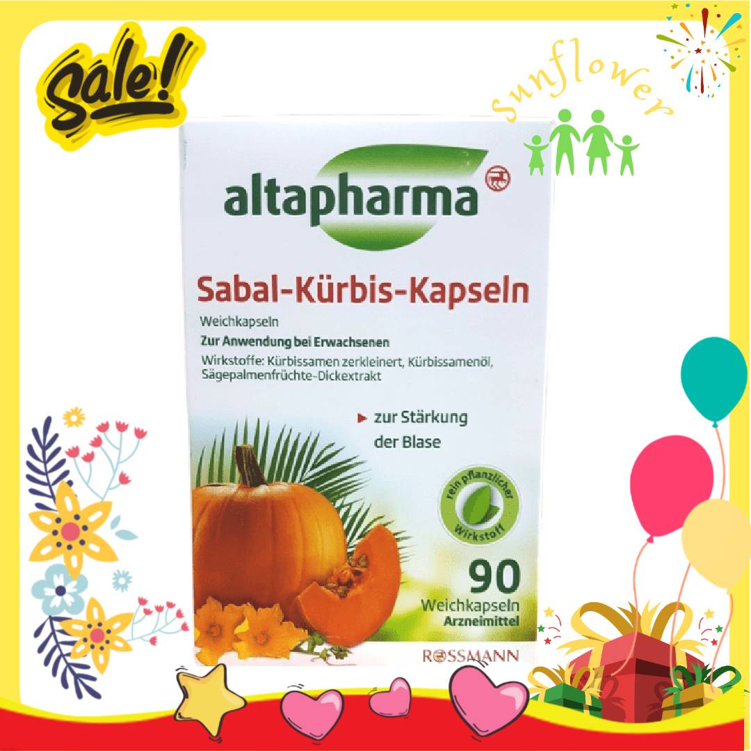 Viên uống bổ thận Altapharma Sabal Kurbis của Đức hộp 90 viên